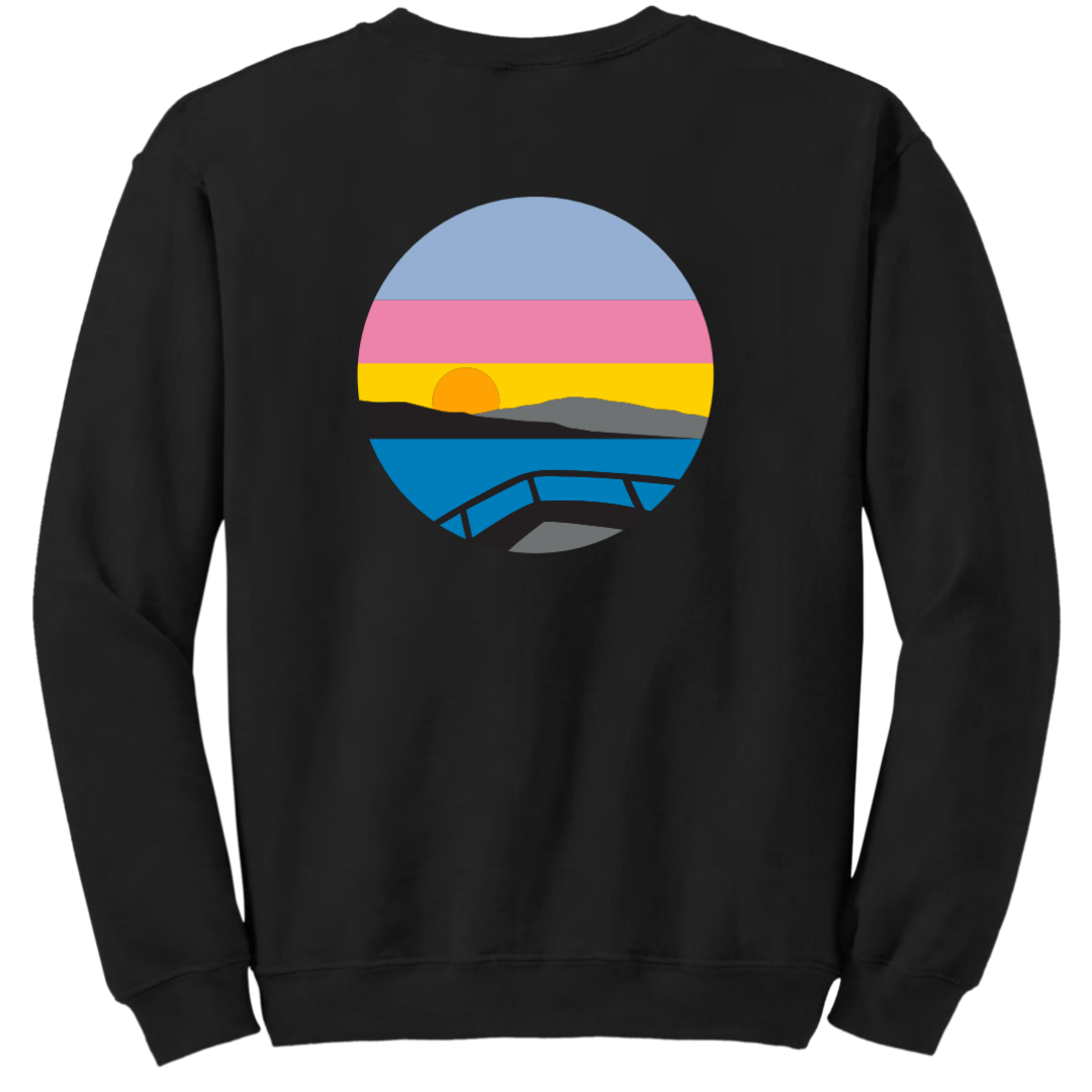Crewneck - Black/White