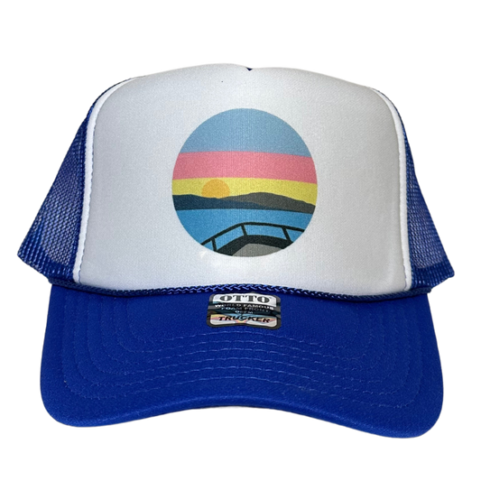 Foam Trucker - Blue/White