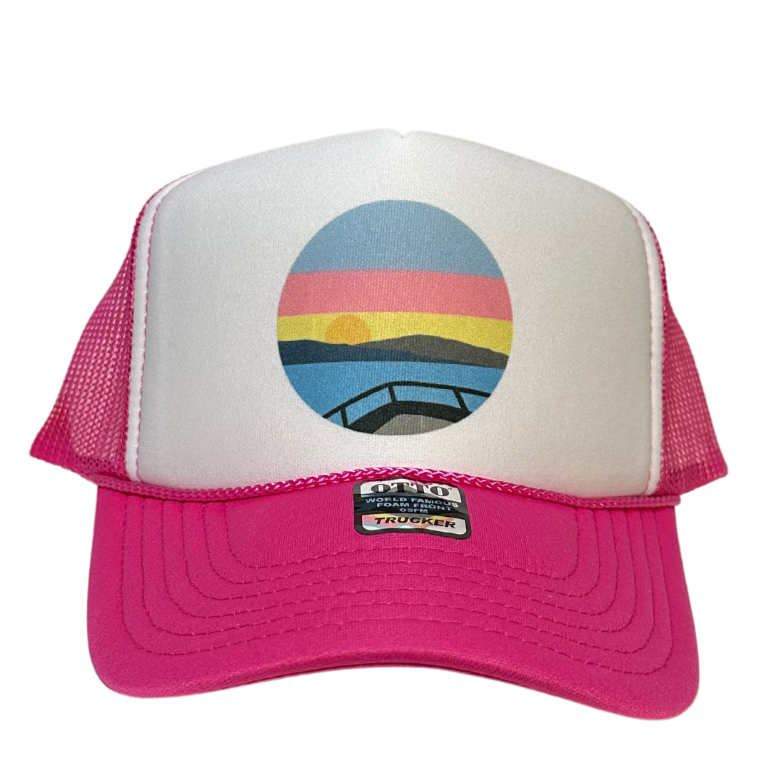 Foam Trucker - Pink/White