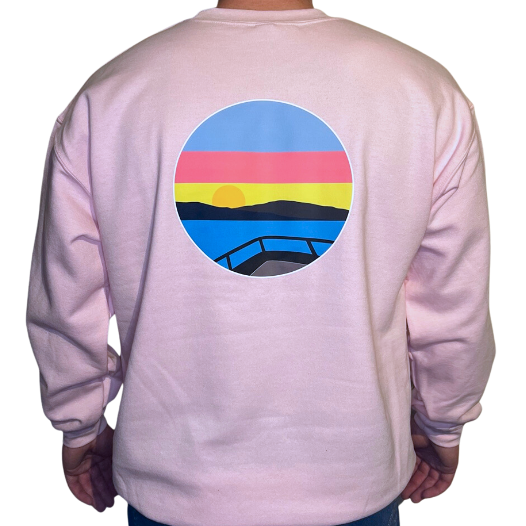 Crewneck Sweatshirt - Sailor's Delight Pink