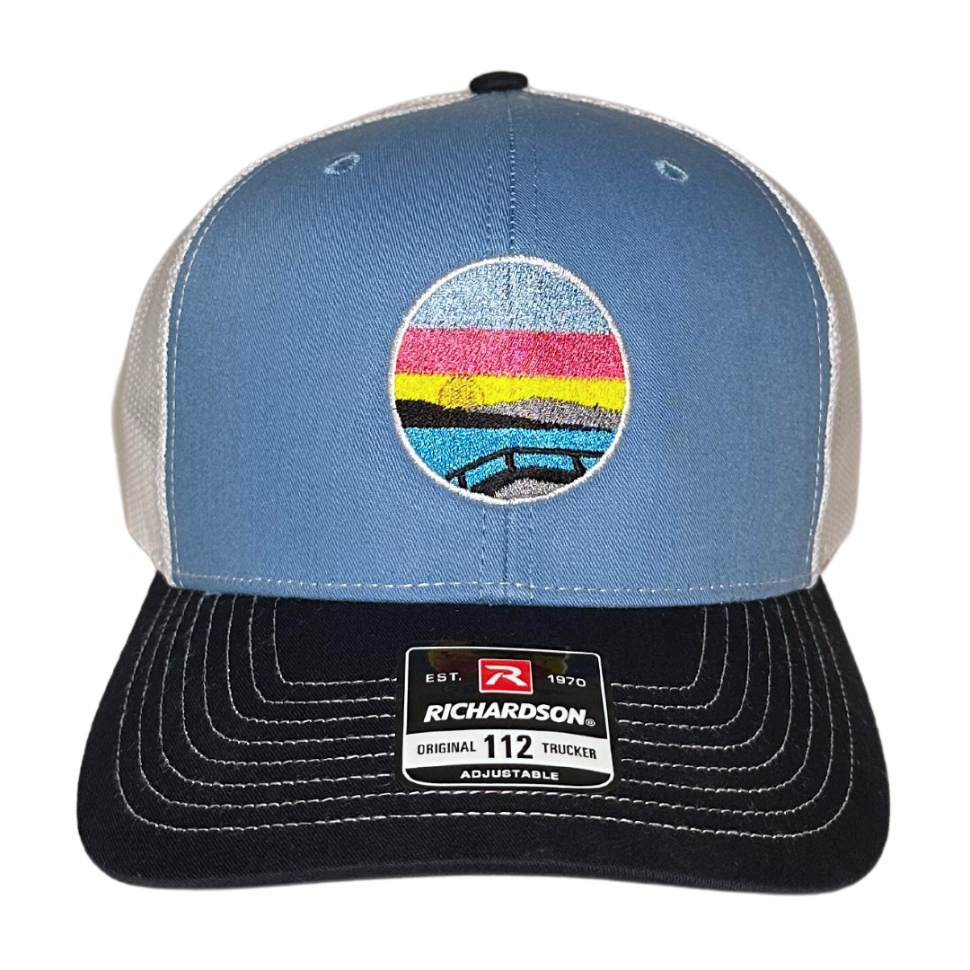 Trucker Hat - Light Blue/White/Navy