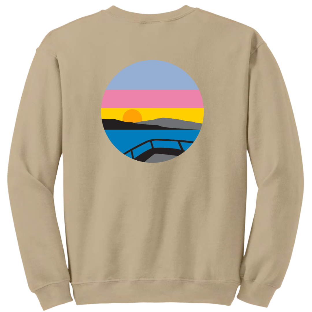 Crewneck - Sand/Navy