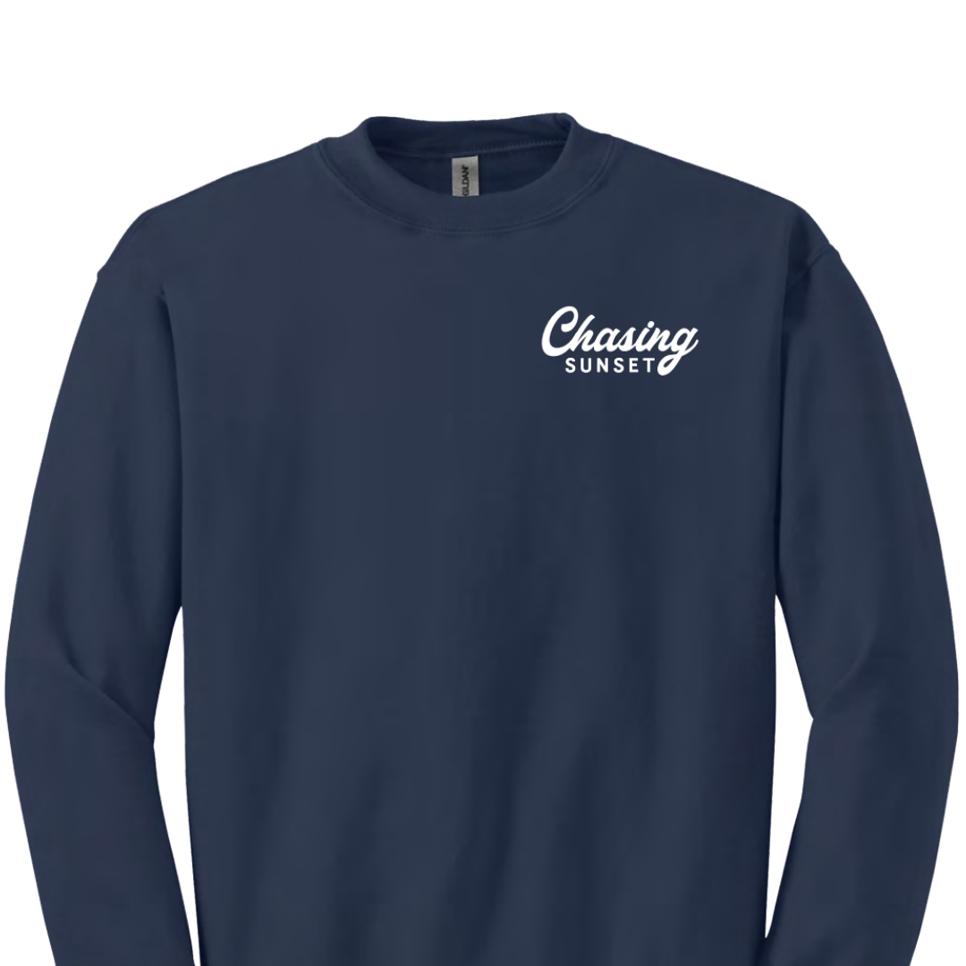 Crewneck - Navy/White