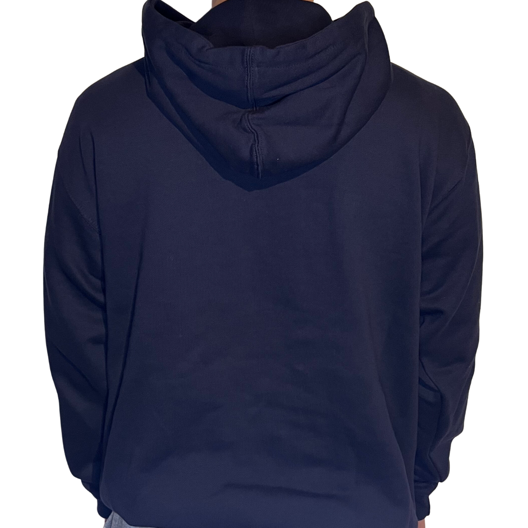 Hoodie - Navy | 4" Logo